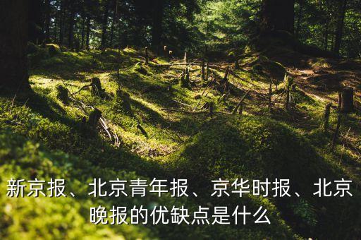 新京報(bào)、北京青年報(bào)、京華時(shí)報(bào)、北京晚報(bào)的優(yōu)缺點(diǎn)是什么