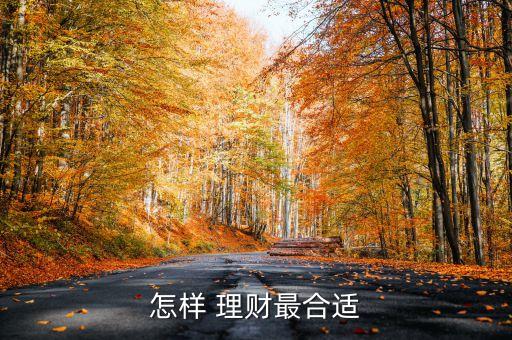 怎樣 理財(cái)最合適
