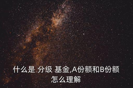 簡(jiǎn)述分級(jí)基金A的特點(diǎn),下列關(guān)于分級(jí)基金的特點(diǎn)說(shuō)法不正確的是
