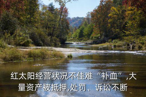  紅太陽(yáng)經(jīng)營(yíng)狀況不佳難“補(bǔ)血”,大量資產(chǎn)被抵押,處罰、訴訟不斷