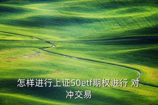 怎樣進行上證50etf期權進行 對沖交易
