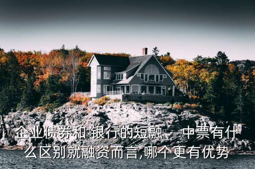 企業(yè)債券和 銀行的短融、 中票有什么區(qū)別就融資而言,哪個(gè)更有優(yōu)勢(shì)