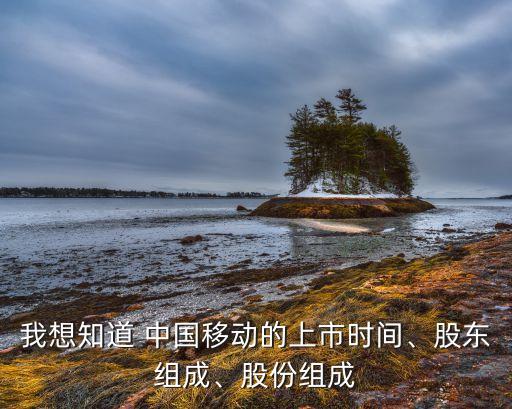 我想知道 中國(guó)移動(dòng)的上市時(shí)間、股東組成、股份組成