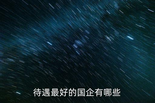 待遇最好的國企有哪些