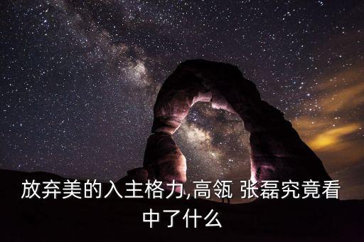 懶投資張磊個人信息,投資人張磊的個人品質(zhì)