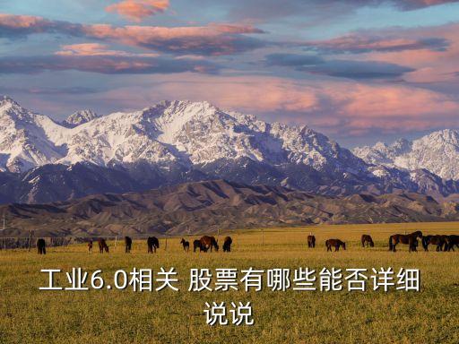 工業(yè)6.0相關(guān) 股票有哪些能否詳細(xì)說(shuō)說(shuō)