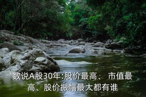 數(shù)說A股30年:股價(jià)最高、 市值最高、股價(jià)振幅最大都有誰