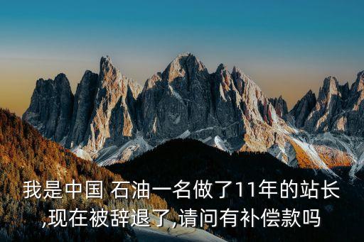 我是中國(guó) 石油一名做了11年的站長(zhǎng),現(xiàn)在被辭退了,請(qǐng)問(wèn)有補(bǔ)償款嗎