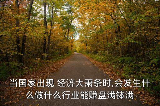 當(dāng)國家出現(xiàn) 經(jīng)濟(jì)大蕭條時(shí),會(huì)發(fā)生什么做什么行業(yè)能賺盤滿缽滿