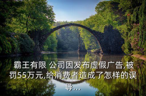  霸王有限 公司因發(fā)布虛假?gòu)V告,被罰55萬元,給消費(fèi)者造成了怎樣的誤導(dǎo)...
