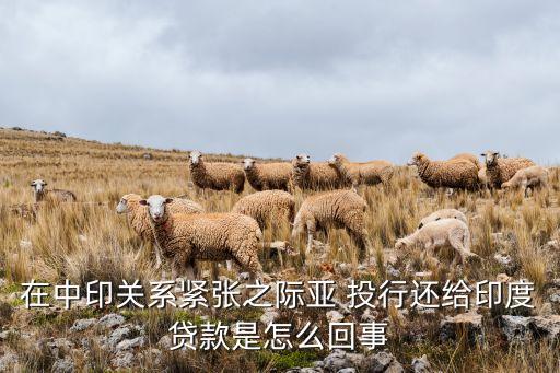 在中印關系緊張之際亞 投行還給印度貸款是怎么回事