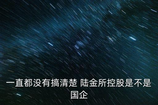 一直都沒(méi)有搞清楚 陸金所控股是不是國(guó)企