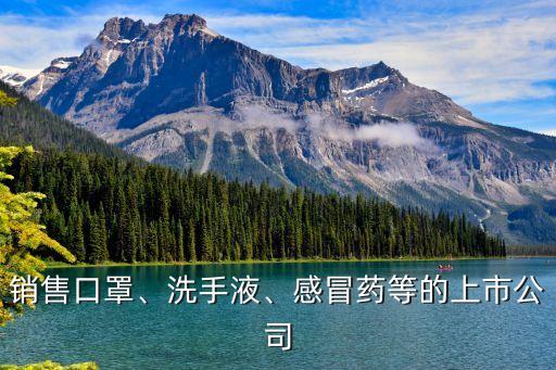 銷(xiāo)售口罩、洗手液、感冒藥等的上市公司