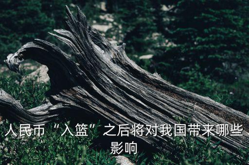 人民幣“入籃”之后將對(duì)我國(guó)帶來(lái)哪些影響