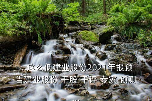 ...這么低建業(yè)股份2021年報(bào)預(yù)告建業(yè)股份 千股 千評(píng) 專家 預(yù)測(cè)...