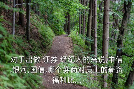 對于出做 證券 經(jīng)紀人的來說,中信,銀河,國信,哪個券商對員工的薪資福利比...