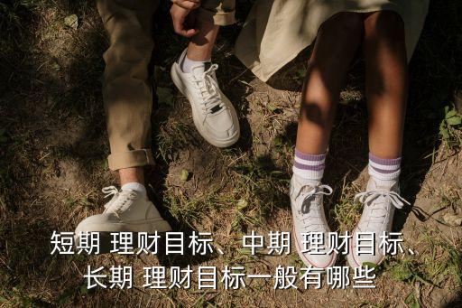  短期 理財目標(biāo)、中期 理財目標(biāo)、長期 理財目標(biāo)一般有哪些