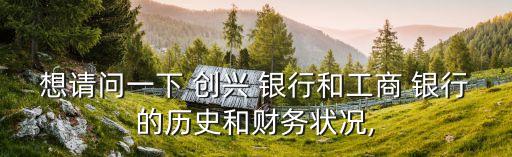 想請問一下 創(chuàng)興 銀行和工商 銀行的歷史和財(cái)務(wù)狀況,