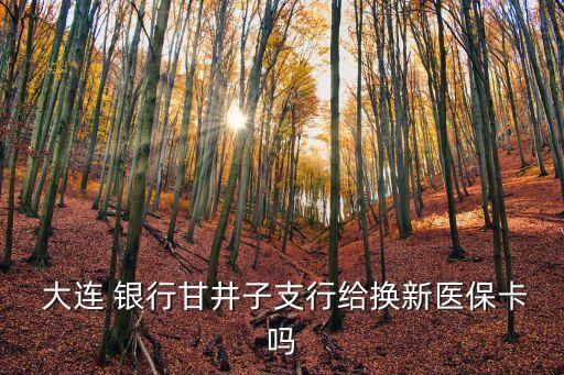  大連 銀行甘井子支行給換新醫(yī)?？▎? class=