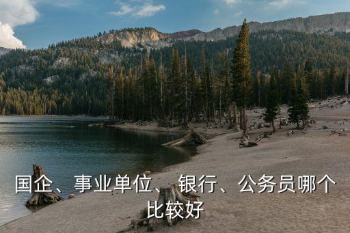 國企、事業(yè)單位、 銀行、公務(wù)員哪個(gè)比較好