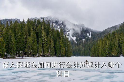 存入保證金如何進(jìn)行會計(jì)處理計(jì)入哪個(gè) 科目