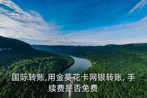 國際轉賬,用金葵花卡網(wǎng)銀轉賬, 手續(xù)費是否免費