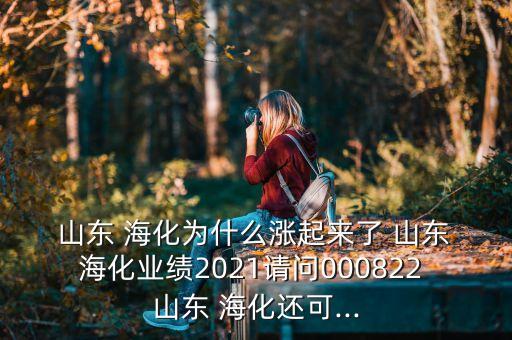  山東 ?；癁槭裁礉q起來了 山東 ?；瘶I(yè)績(jī)2021請(qǐng)問000822 山東 海化還可...