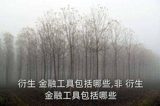 由股票衍生出來的金融產品有,股票屬于衍生金融產品嗎
