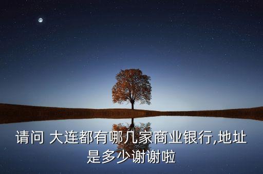 請(qǐng)問(wèn) 大連都有哪幾家商業(yè)銀行,地址是多少謝謝啦