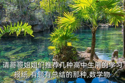 請哥哥姐姐們推薦幾種高中生用的學(xué)習(xí)報紙,有題有總結(jié)的那種,數(shù)學(xué)物