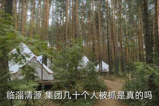 臨淄清源 集團(tuán)幾十個人被抓是真的嗎