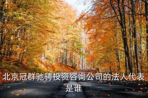 北京冠群馳騁投資咨詢(xún)公司的法人代表是誰(shuí)