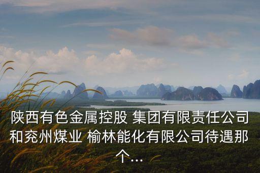 陜西有色金屬控股 集團有限責(zé)任公司和兗州煤業(yè) 榆林能化有限公司待遇那個...