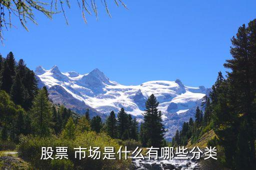  股票 市場(chǎng)是什么有哪些分類(lèi)