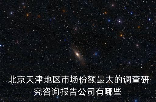  北京天津地區(qū)市場份額最大的調查研究咨詢報告公司有哪些