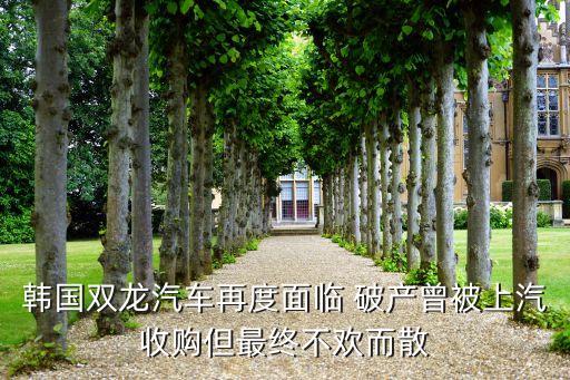 韓國(guó)雙龍汽車再度面臨 破產(chǎn)曾被上汽收購(gòu)但最終不歡而散