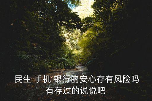  民生 手機(jī) 銀行的安心存有風(fēng)險(xiǎn)嗎有存過(guò)的說(shuō)說(shuō)吧