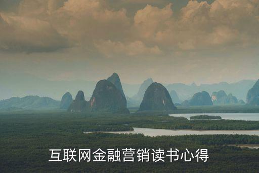 互聯(lián)網(wǎng)金融營(yíng)銷讀書心得