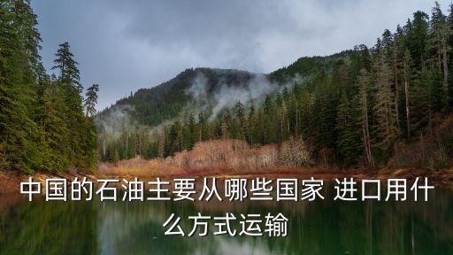中國的石油主要從哪些國家 進(jìn)口用什么方式運(yùn)輸
