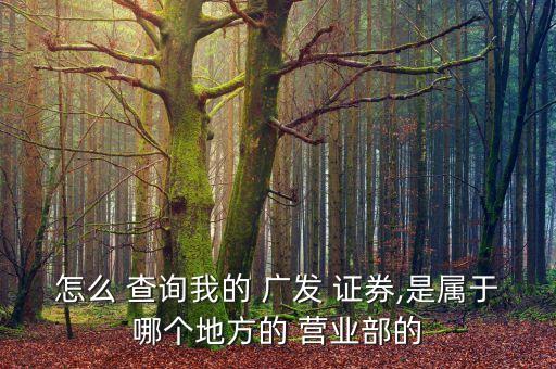 廣發(fā)證券上海營(yíng)業(yè)部地址查詢,吉林市廣發(fā)證券地址查詢