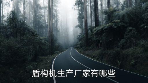 盾構(gòu)機(jī)生產(chǎn)廠家有哪些
