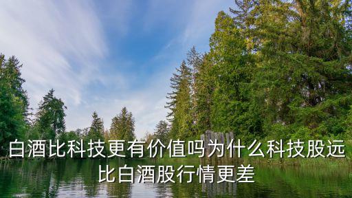 白酒比科技更有價值嗎為什么科技股遠(yuǎn)比白酒股行情更差