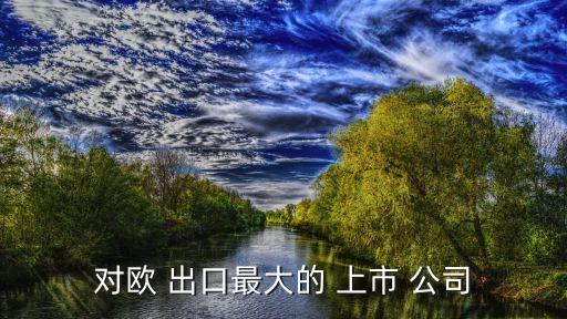 對(duì)歐 出口最大的 上市 公司