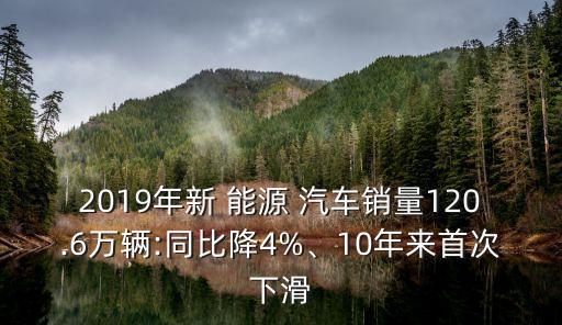 2019年新 能源 汽車銷量120.6萬輛:同比降4%、10年來首次下滑