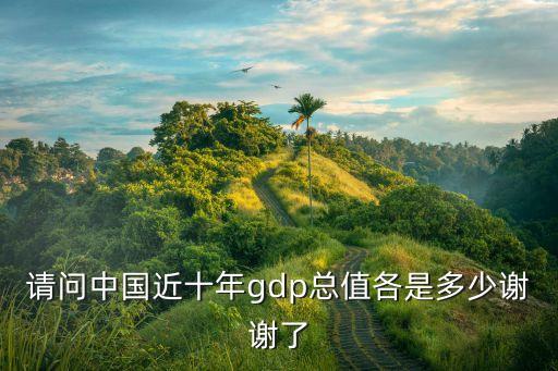 請(qǐng)問中國(guó)近十年gdp總值各是多少謝謝了