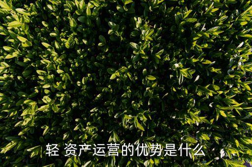 品牌型輕資產公司,輕資產模式公司有哪些