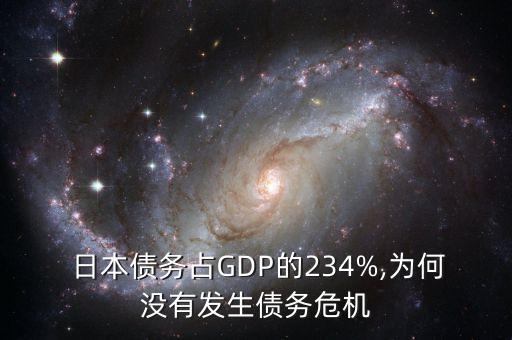  日本債務(wù)占GDP的234%,為何沒(méi)有發(fā)生債務(wù)危機(jī)