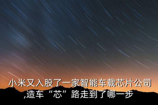 小米投資企業(yè)