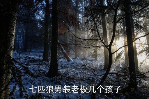  七匹狼男裝老板幾個(gè)孩子