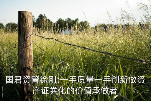 國君資管徐剛:一手質(zhì)量一手創(chuàng)新做資產(chǎn)證券化的價(jià)值承做者